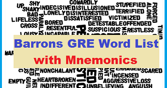 GRE Word Lists Learn essential GRE words